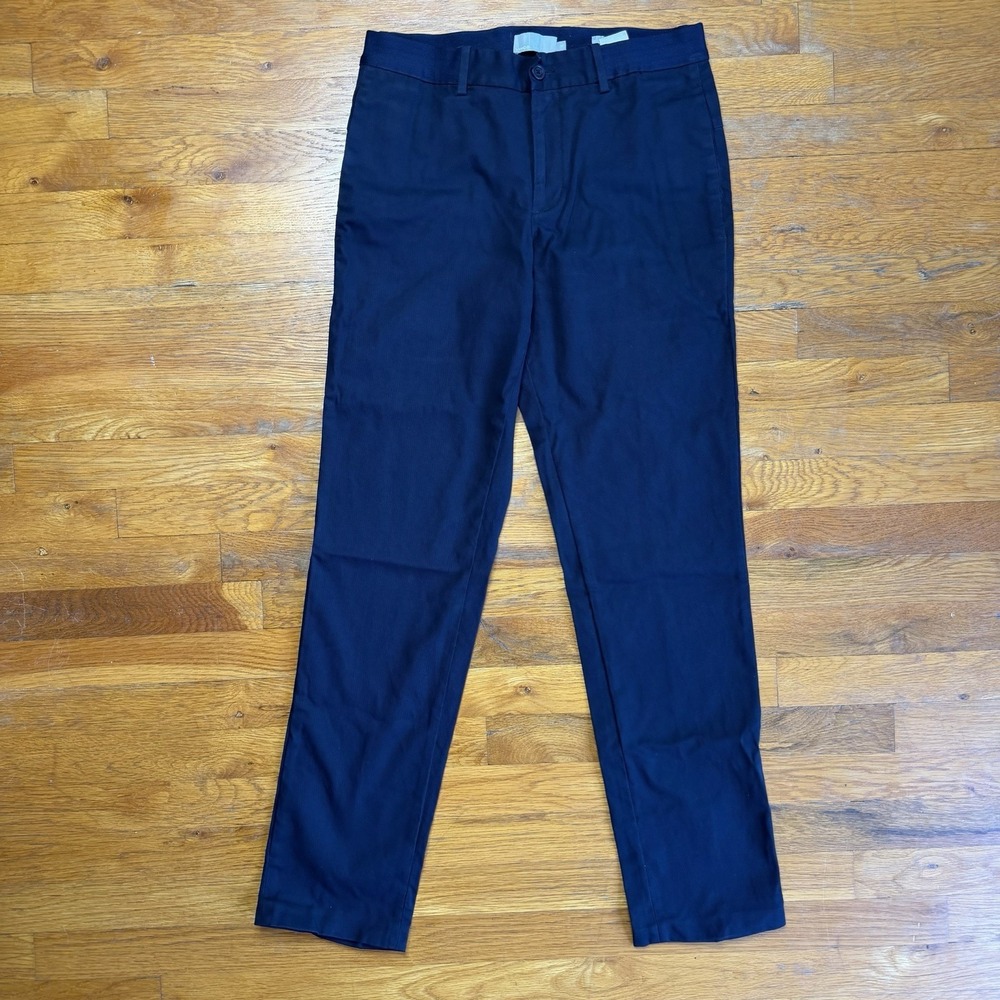 Vince Mens Chinos Pants sz 30 Slater Slim Fit Navy Blue Old Money Capsule